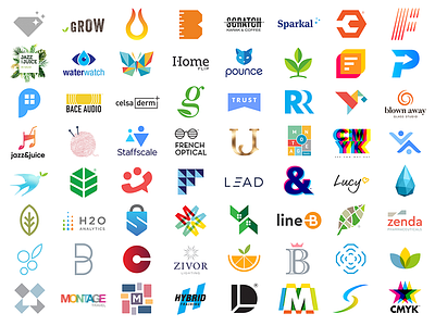 Select Logo Designs by Jacob Cass 3d branding design logo logo a day logo alphabet logo design typography vector