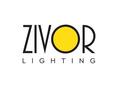 Zivor Lighting Logo branding light lighting logo