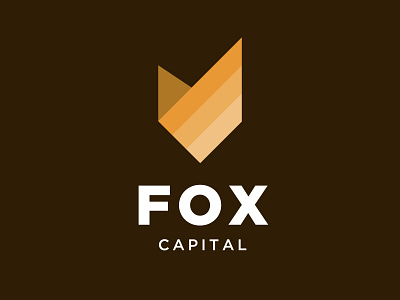 Fox Capital Logo Design branding capital finance fox fox logo investment logo logo design