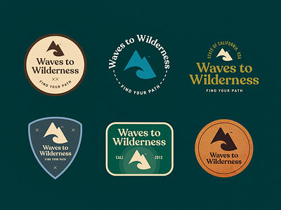 Waves To Wilderness Badges