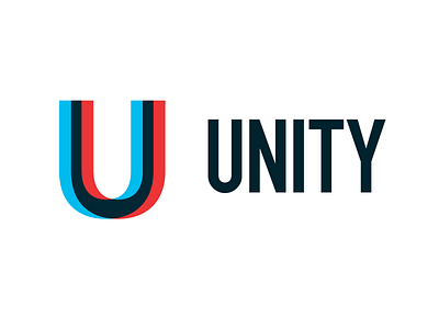 U Unity Logo - 6/26 Alphabet Logo agency branding din logo magnet u unity