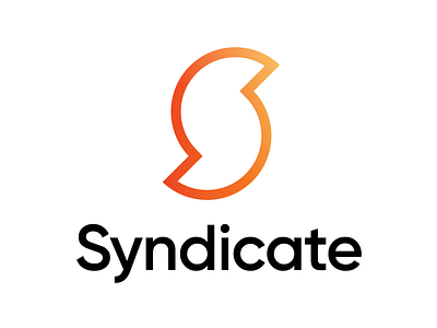 S Syndicate Logo - 8/26 Alphabet Logos agency branding logo logodesign orange s travel