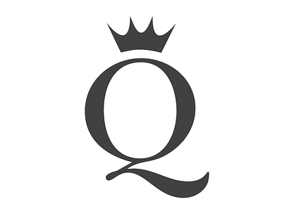 Queen Q Logo - Alphabet Logos 10/26 branding crown logo logo design monogram q queen tiara
