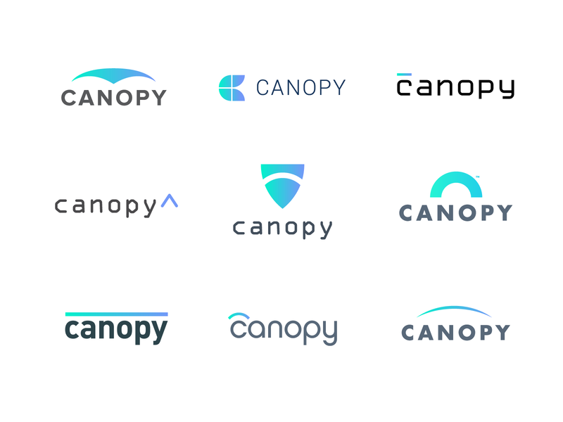 Canopy Cyber Security Logo Design Concepts By Jacob Cass On Dribbble