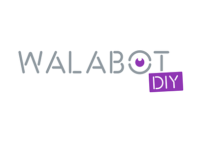 Walaboy DIY Logo - Alphabet Logos 12/26 branding diy eye logo logodesign o stencil