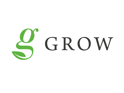 G Grow Network Logo - Alphabet Logos 20/26 by Jacob Cass on Dribbble