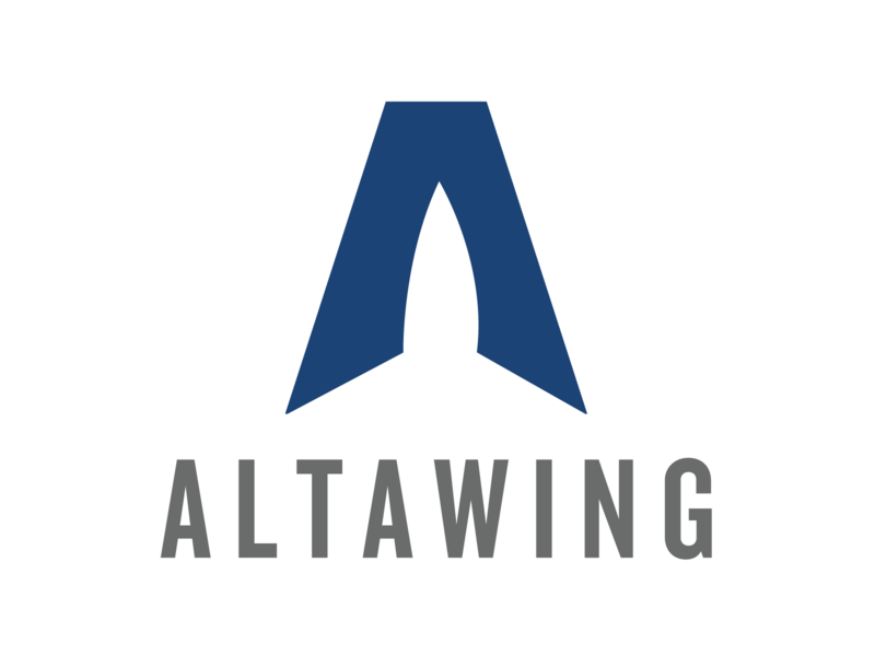 Altawing - Alphabet Logos 26/26 a aeroplane branding fly logo logo design negative space plane