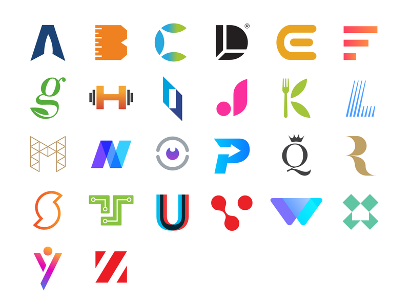 26 Logos Alphabet Dribbble alphabet branding logo logo design typechallenge