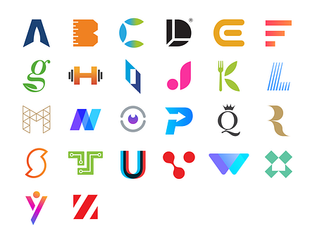 26 Logos Alphabet Dribbble by Jacob Cass on Dribbble