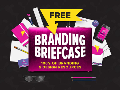 FREE Branding Briefcase Download - 100s of Resources branding briefcase free freebie logo logo design resources