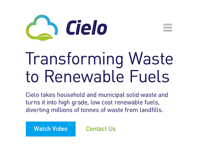 Cielo Branding & Logo Design blue branding clean cloud environment environmental green leaf recycle