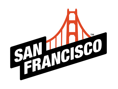 San Francisco Logo branding bridge golden gate golden gate bridge logo logo design san fran san francisco sf
