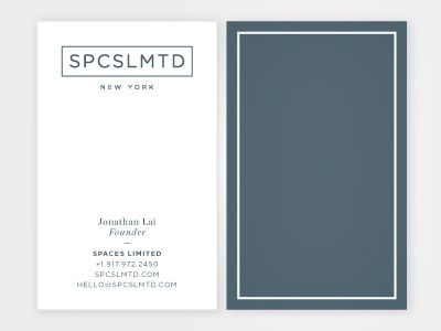 Spaces Limited Business Cards