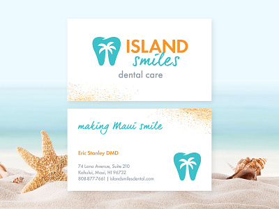 Island Smiles Business Cards