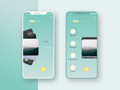 Meditation UI ui 应用 设计
