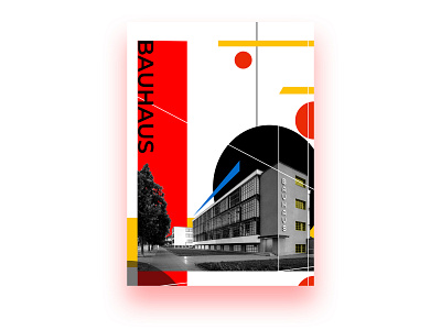 BAUHAUS poster app architechture architecture art artist behance branding dark typography design design art designer designs dribble graphic graphicdesign icon logo ui ux web