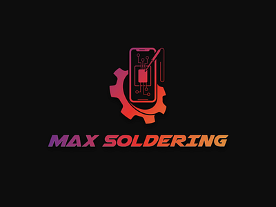 Max Soldering branding design gradient gradient logo gradients graphic graphic design illustration logo logo design logodesign max modern soldering vector