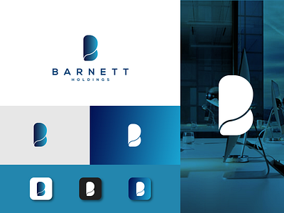 Barnet Holdings b logo b monogram branding design logo logo design logodesign logos