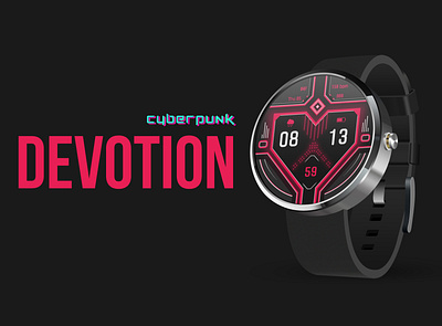 Cyberpunk_Devotion design smartwatch ui watch