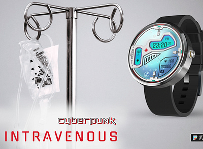 Cyberpunk_Intravenous ui watch