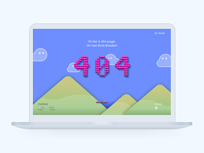 404 Page dailyui design ui ux