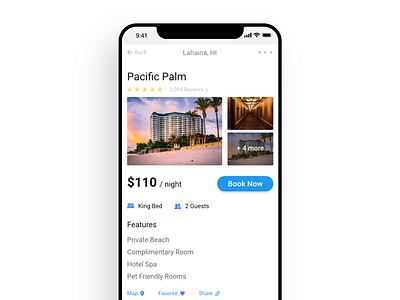 Hotel Booking dailyui mobile mobile ui