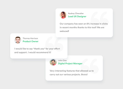 Daily UI Challenge #039 - Testimonials daily ui daily ui 39 daily ui challenge testimonials ui ui design