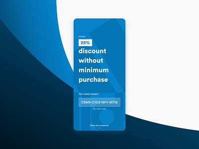 Daily UI Challenge #061 - Redeem Coupon