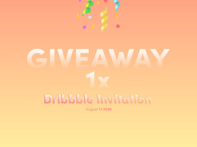Daily UI Challenge #097 - Giveaway daily ui daily ui 97 daily ui challenge dribbble dribbble invite giveaway ui ui design