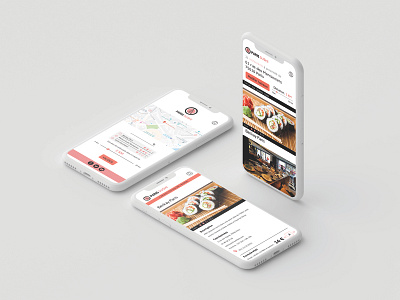 Mobile app Paris Sushi appli design interface mobile photoshop ui