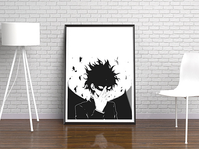 Mob Psycho 100 Illustration illustration illustrator mob psycho 100 portrait vector