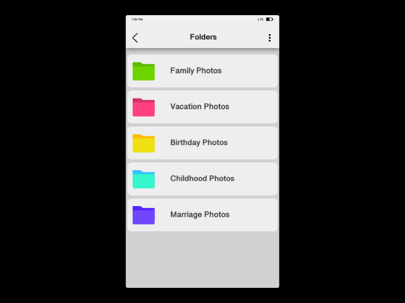 Drag and arrange your folders application design developer figma invision mobile app mobile ui photoshop sketch uidesign