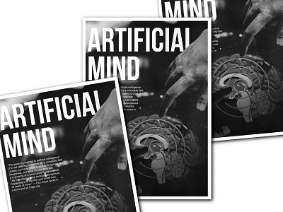 Artificial Mind Poster #3 artwork black acid black white brand daily poster dailyposter design designfeed editorial design layout paper poster art poster artwork posters print print design social media social network swiss poster visual art