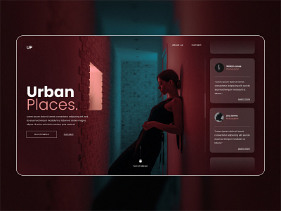 Urban Places | Website Design Concept