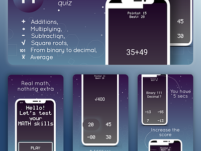 MathQuiz cover for Google Play