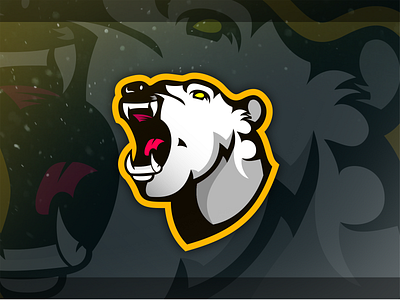 JCK3 - Mascot Logo bear bear logo design esport esport logo logo mascot logo polar bear vector