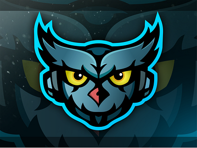 Hyperio - Owl Logo design esport esport logo illustration logo mascot logo owl owl esport logo owl logo owl mascot logo streamer logo streaming vector
