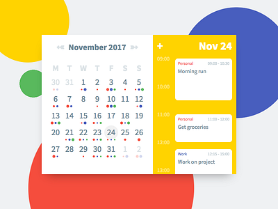 DailyUi 038 - Calendar