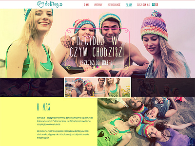 Damag.O beauty cups czapki fashion free handmade layout moda people web webdesign young