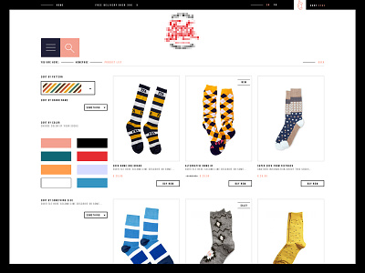 Cool Socks ! (work in progress) belgiun colours ecommerce europe fashion poland socks creative textile web webshop website woman
