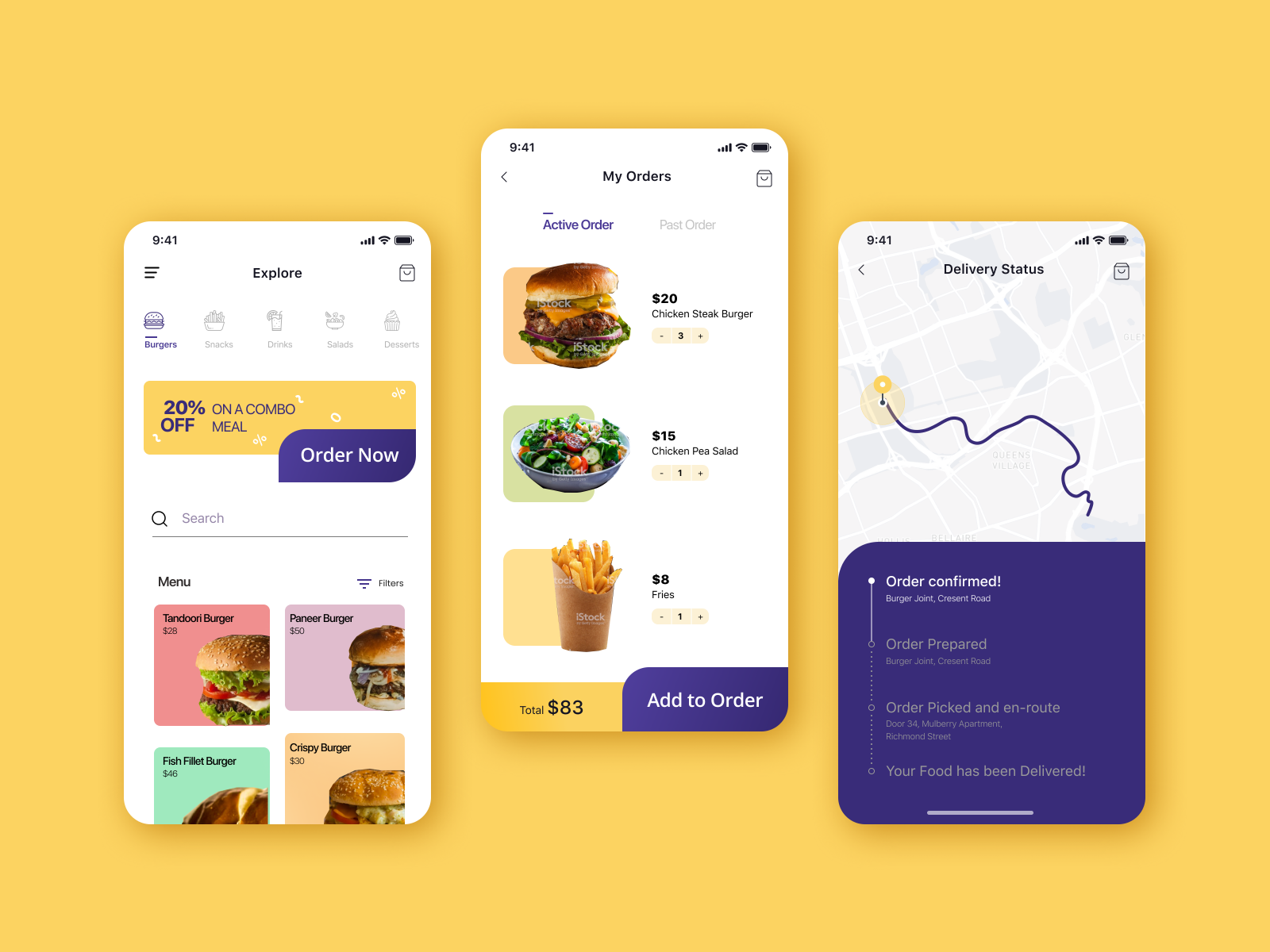 Food Delivery App Concept by Twist Open UX on Dribbble