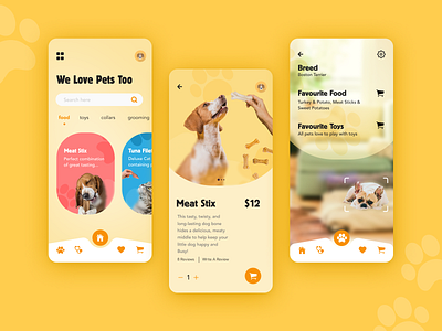 Pet Essentials customer experience design fun graphic design mobile mobile app mobile app design mobile design mobile ui modern pet care pets typography ui ux