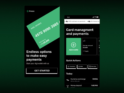 Money management app cash customer experience design finance fintech graphic design money ui wallet