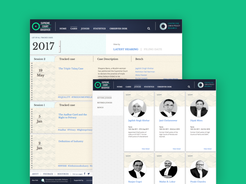 The Supreme Court Observer Project By Twist Open Ux On Dribbble