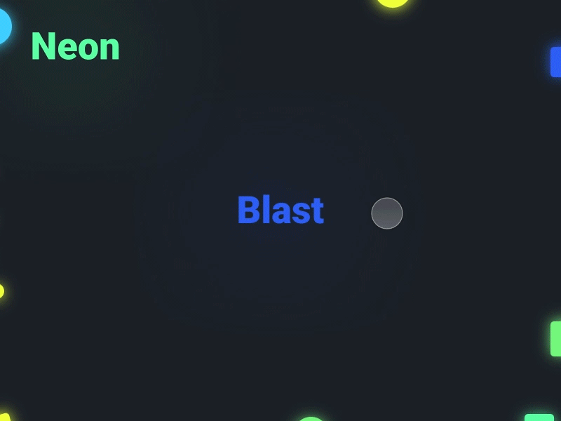 Neon Blast animation neon