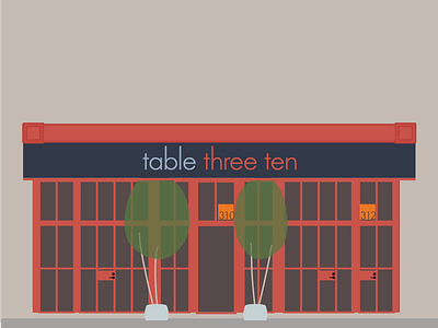 Table 310 lexington storefront