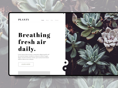 Plant Landing page Design