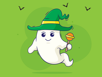 Friendly Ghost Illustration