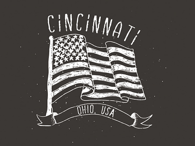 Ohio hand drawn lettering texture type typography