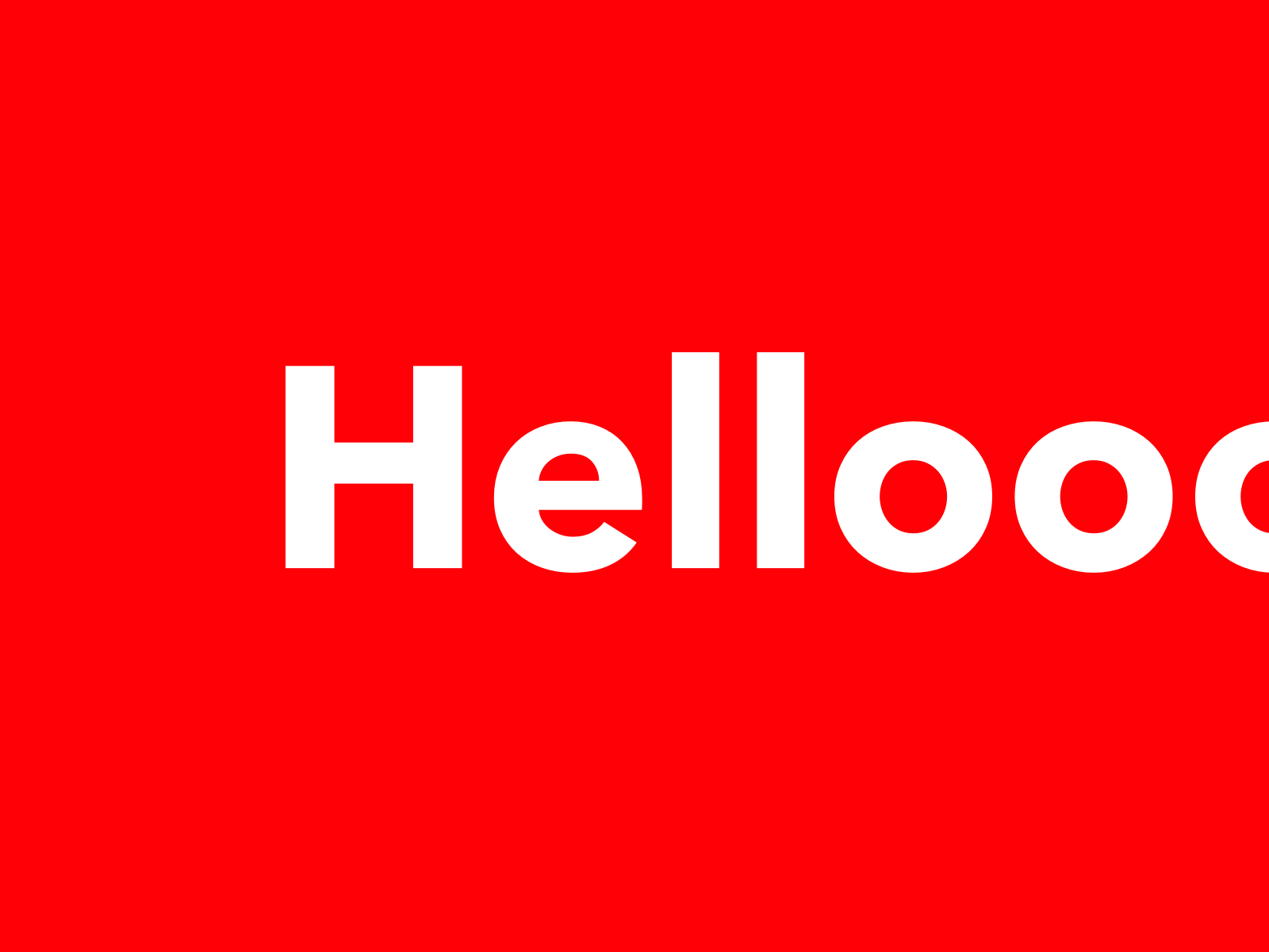 Helloooooo by precode on Dribbble